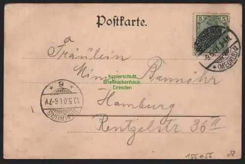 155055 AK Schwerin Forsthof auf dem Schelfwerder 1901