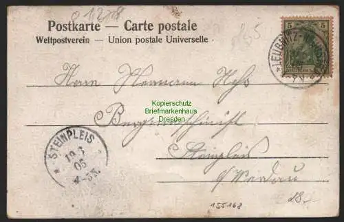 155168 AK Dresden Leubnitz-Neuostra 1905 Gasthof zum alten Kloster