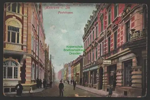 154287 AK Meerane i. Sa. Poststrasse 1907