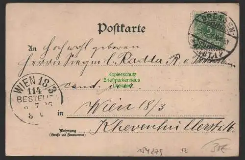 154279 AK Dresden 1896 Sächs. Handwerks- und Kunstgewerbeausstellung Portal I
