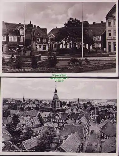 153935 2 Ansichtskarte Radevormwald Markt um 1940