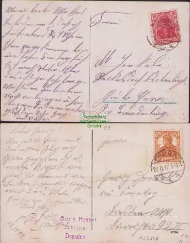 153846 2 AK Thorn Torun Neustädter Markt 1919 Stadttheater 1917