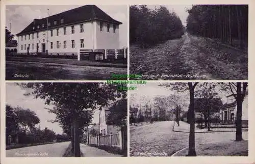 153925 AK Schule Fasanenstraße Woltersdorf-Schönblick-Waldweg Berliner Straße