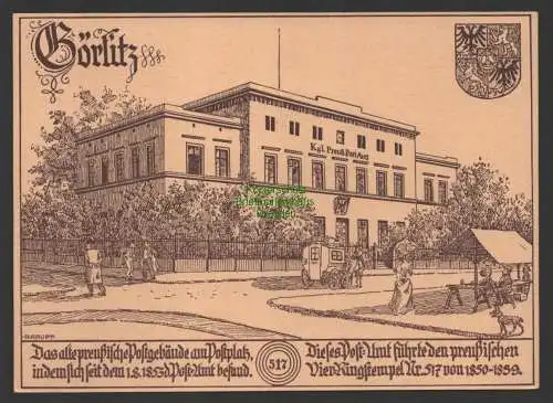 152073 Ansichtskarte Görlitz 1938 Privatganzsache Vier Ringstempel 517 Bießnitz