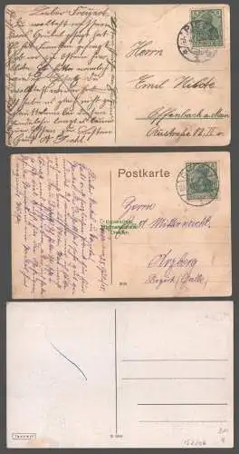 152206 3 AK Riesa Elbe 1914 Rathaus Albertschule Luftbild Neue Schulen Bahnhof