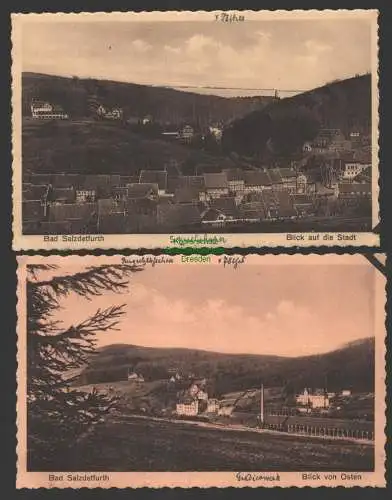 152124 2 AK Bad Salzdetfurth um 1920 Gradirwerk Blick auf die Stadt