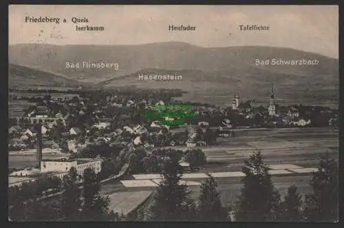 151986 Ansichtskarte Mirsk Isergebirge Friedeberg am Queis 1914 Bad Flinsberg Hasenstein