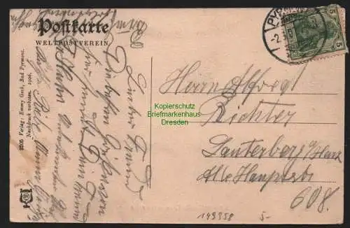 149958 AK Bad Pyrmont 1907 Am alten Fritz