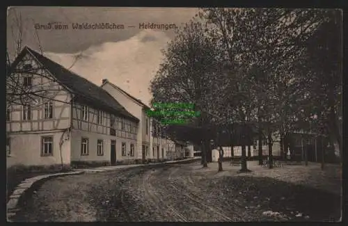 149884 Ansichtskarte Heldrungen Waldschlösschen um 1920