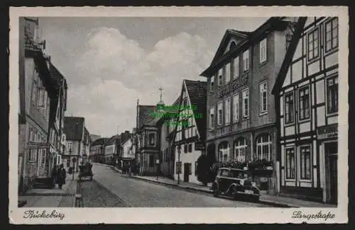 149751 AK Bückeburg um 1935 Langestraße Hotel Berliner Hof