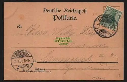 149704 AK Litho Grünewald bei Schönebeck Gasthof zum Waldhause 1902