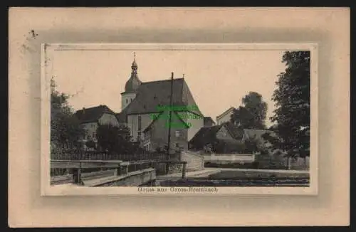 149763 AK Großbrembach Gross Brembach Kirche 1913