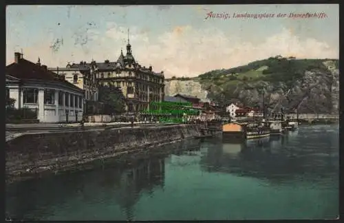 149933 Ansichtskarte Usti nad Labem Aussig an der Elbe 1912