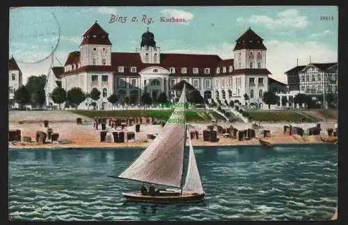 149859 Ansichtskarte Binz a. Rügen Kurhaus 1910