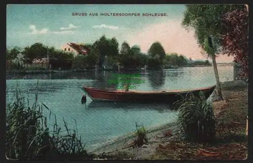 149737 Ansichtskarte Woltersdorfer Schleuse um 1920