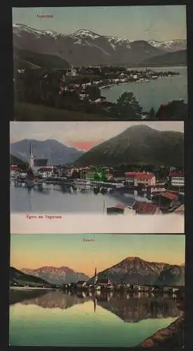 149850 3 Ansichtskarte Egern an Tegernsee um 1910