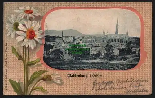 147916 Ansichtskarte Waldenburg Schlesien Walbrzych 1904