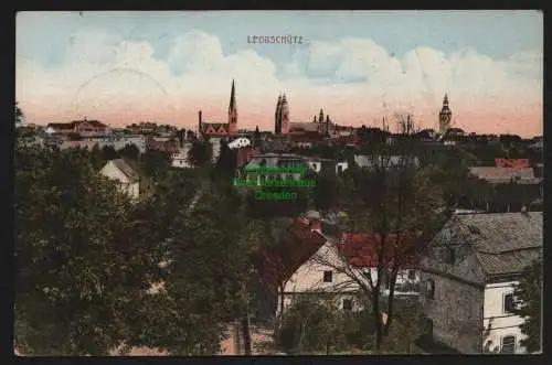 147904 Ansichtskarte Leobschütz Glubczyce Panorama 1927