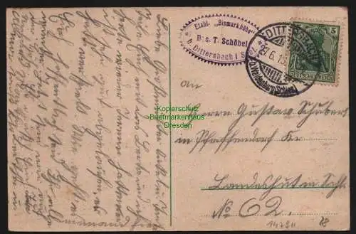 147911 AK Neuhain Dittersbach Waldenburg Schlesien Glinik Nowy 1915 Bismarckhöhe