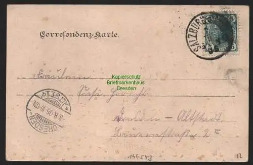 144543 AK Salzburg Mikroskop Postkarte 34 Bilder 1905