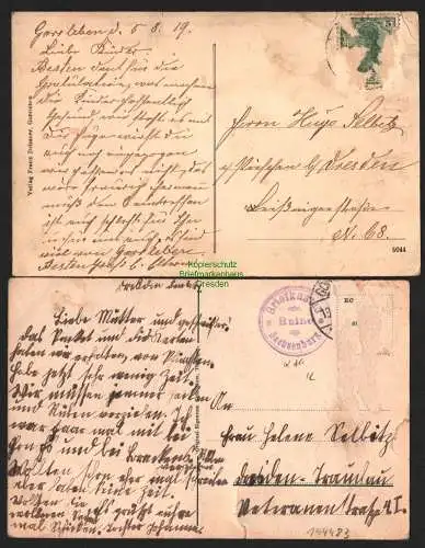 144483 2 AK Sachsenburg in Thüringen Schieferhof 1919 Partie an der Mühle