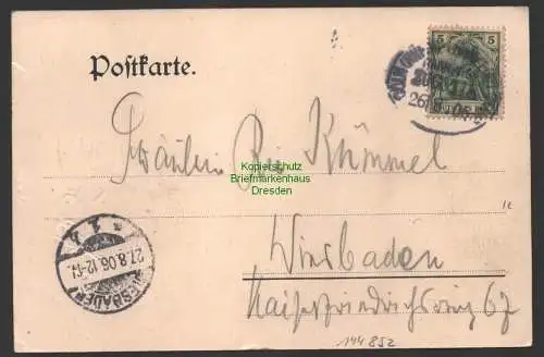 144852 Ansichtskarte Studentika Germania seis Panier ! 1906 Verlag H. Sting Tübingen