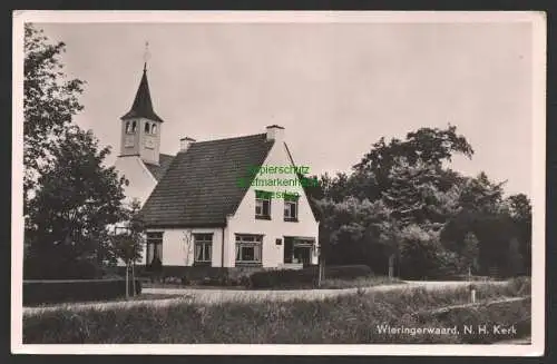 144443 Ansichtskarte Wieringerwaard N. H. Kerk Fotokarte um 1950