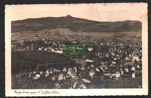 144386 AK Liberec Reichenberg gegen Jeschken Fotokarte um 1930