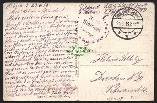 144478 AK Wilna Vilnius Litauen Peter Paul Kirche 1918 Feldpost