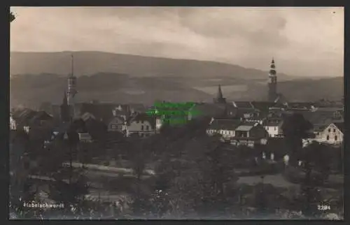 144346 Ansichtskarte Bystrzyca Klodzka Habelschwerdt Grafschaft Glatz 1931 Fotokarte Panora