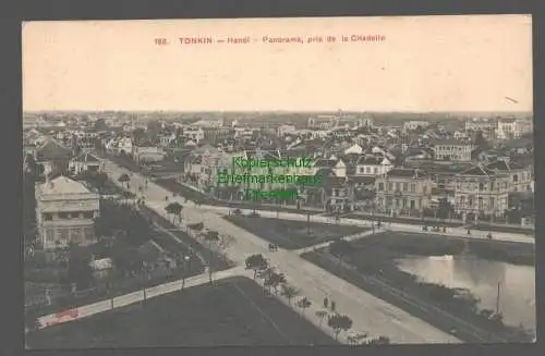 141938 Ansichtskarte Indo Chine Tonkin Panorama um 1910