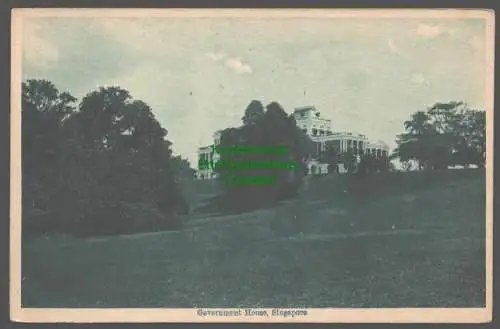 141952 AK Singapur Republic of Singapore Governement House um 1920