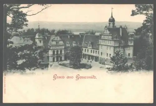 141791 Ansichtskarte Gauernitz Schloß um 1900