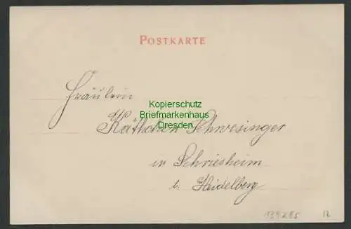 139285 AK Villingen um 1900 Niedere Strasse