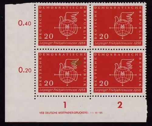 DDR DV 3741 618 ** Leipziger Frühjahrsmesse 1958