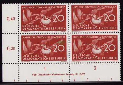 DDR DV 3691 563 ** Naturschutzwoche  1957