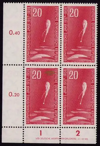 DDR DV 3739 616 ** Geophysikalisches Jahr 1958