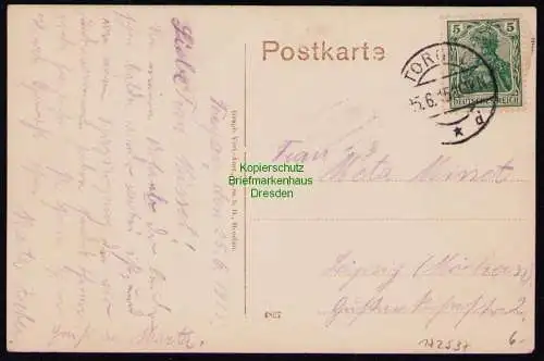 172537 AK  Torgau 1915 Schlosshof mit gr. Wendelstein Schlossturm