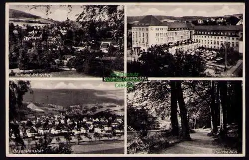 172524 AK  Radiumbad Oberschlema 1937 Das stärkste Radiumbad der Welt Kurhaus