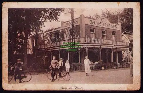 172504 Ansichtskarte  Berg en Dal Niederlande 1920 Hotel Cafe Restaurant Hamer