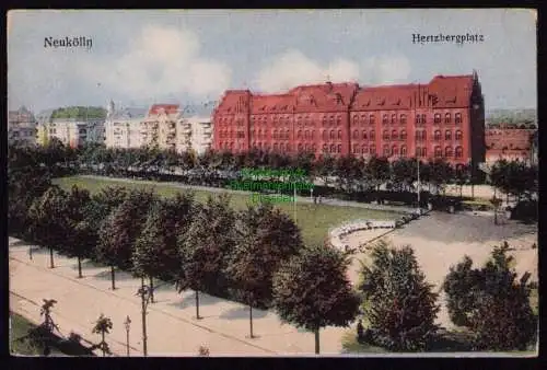 172500 AK  Berlin Neukölln um 1920 Hertzbergplatz