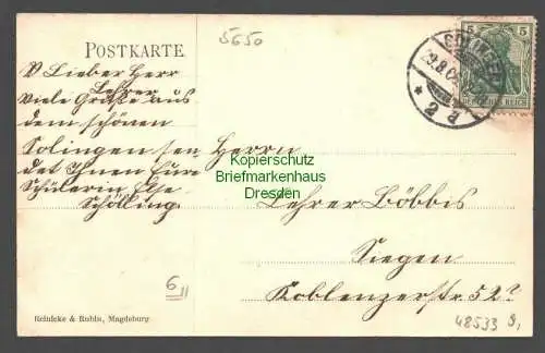 48533 Ansichtskarte Solingen Neue evang. Kirche 1906