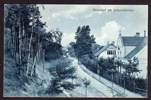 48245 Ansichtskarte Diensdorf am Scharmützelsee 1912