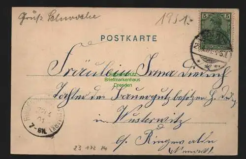 23172 AK Wuthenow Gutshaus Ort 1901 Soldin Neumark