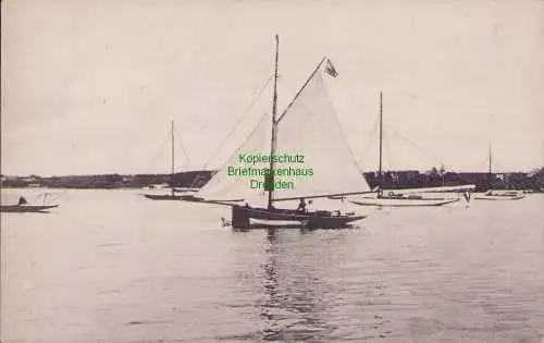 170154 AK Berlin Wannsee um 1910 Segelboote