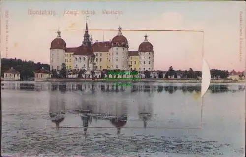 153081 AK Leporello Moritzburg Schloss innenliegendes Leporello Verlag Brück & S