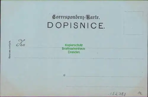 152788 AK Chocne bei Usti Mondscheinkarte um 1900