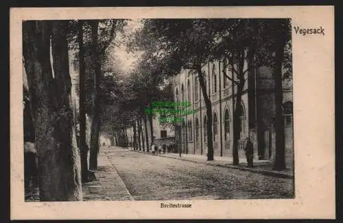 150434 Ansichtskarte Vegesack Bremen 1906 Breitestrasse