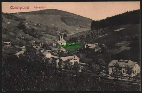 149308 Ansichtskarte Großaupa Riesengebirge Schlesien um 1915