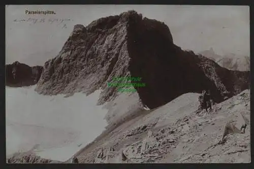 149408 Ansichtskarte Parseierspitze nördliche Kalkalpen Tirol Fotokarte 1906